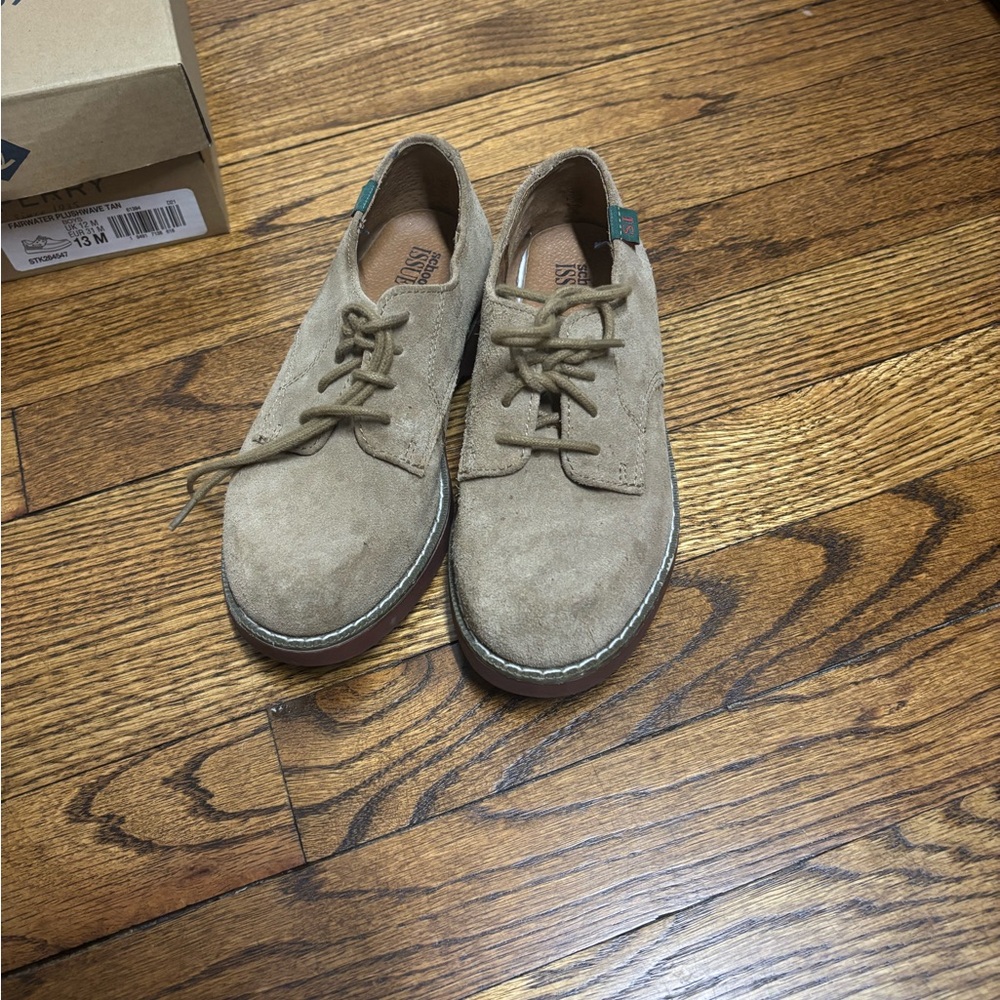 Casual Tan Suede Boy’s Shoes